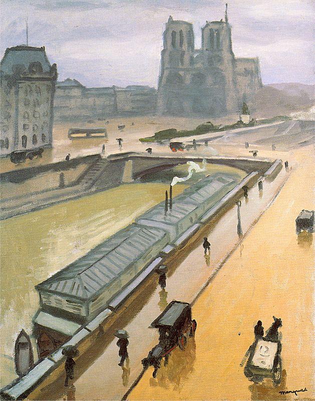 Marquet, Albert Rainy Day in Paris oil painting image